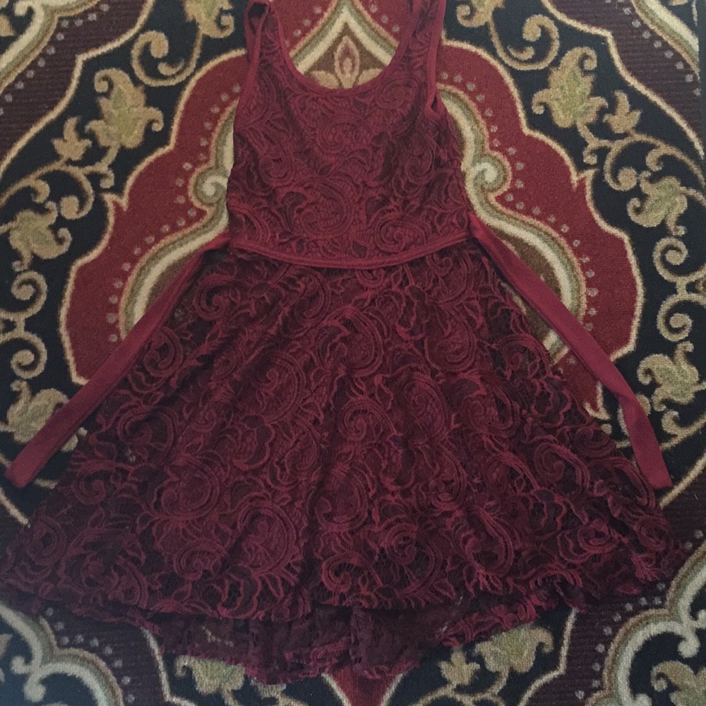 🌹Girls Red Lace Holiday Dress🌹